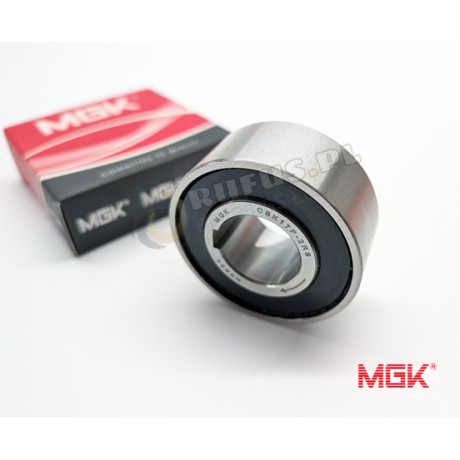 CSK 17 P 2RS (kryte gumą, wcięcie na klin) 17x40x17 - MGK CSK 17 P 2RS (kryte gumą, wcięcie na klin) 17x40x17 - MGK