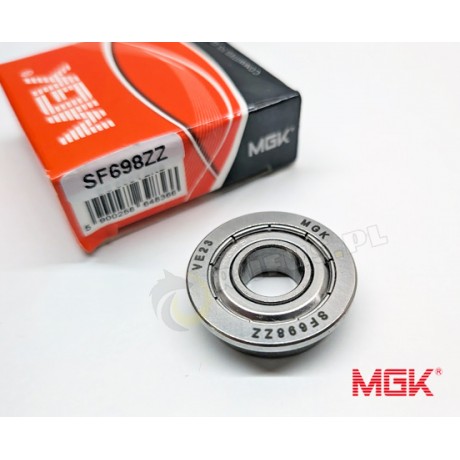 F-698 ZZ SS z kołnierzem, nierdzewne - MGK F-698 ZZ SS z kołnierzem, nierdzewne - MGK