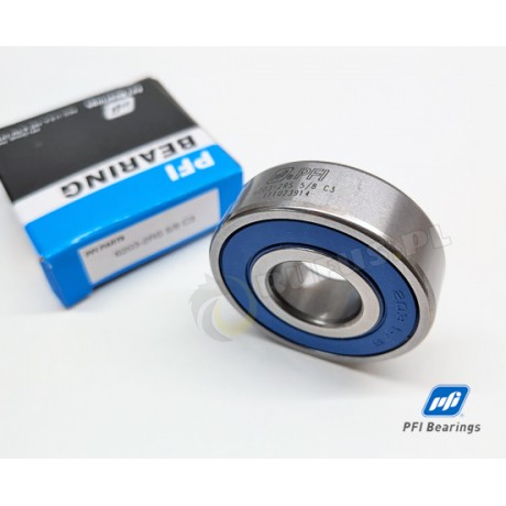 6203 2RS 5/8" C3 (15,875x40x12) - PFI