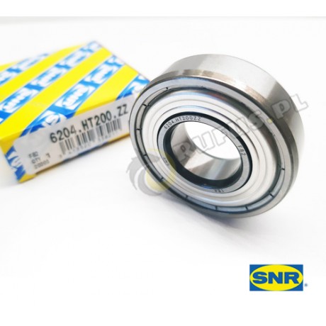 6204 ZZ HT200 - wysokotemperaturowe (200°C, 7100 rpm) - SNR 